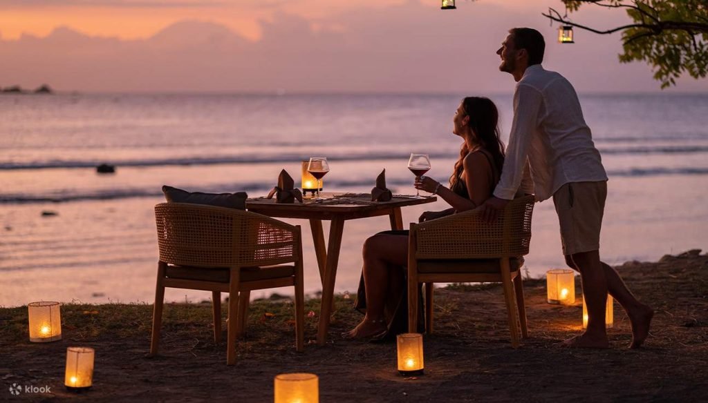 Gili Meno romantic dinner