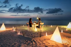 Gili Meno romantic dinner