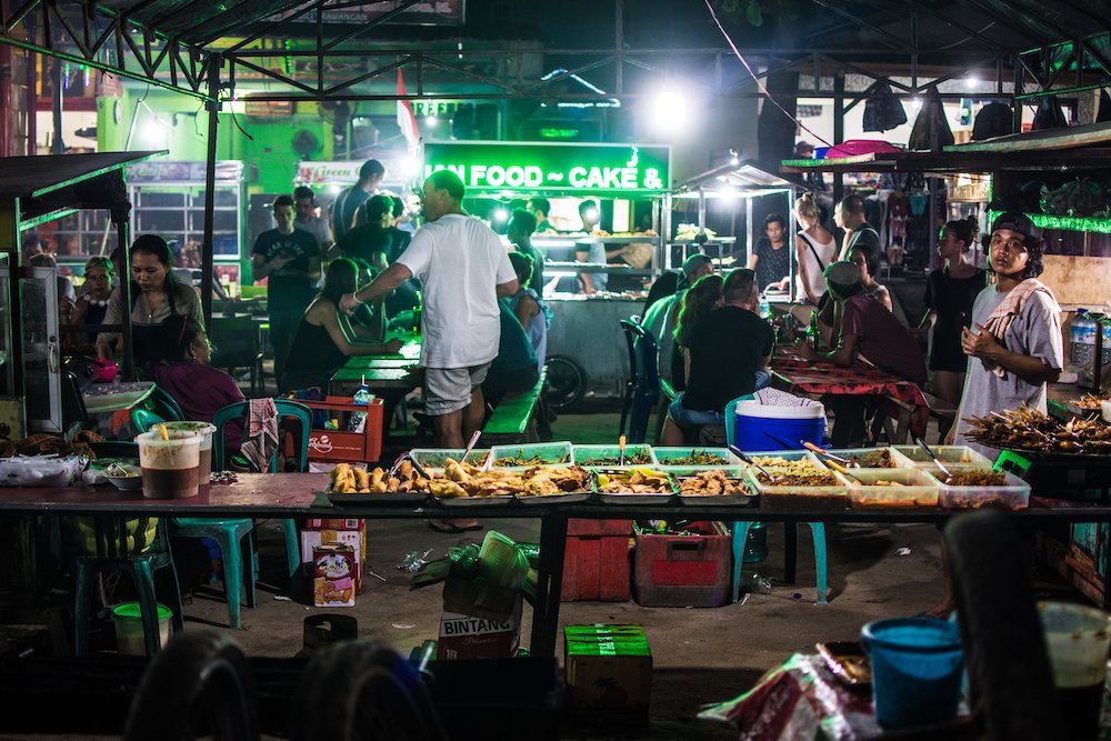 Gili Meno night market